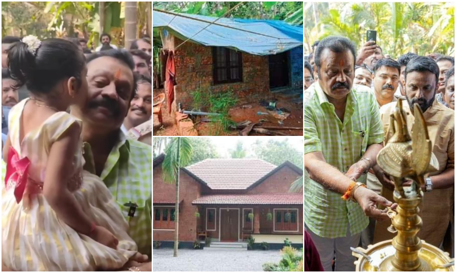 Suresh Gopi Hand Overed Key Of The New Home