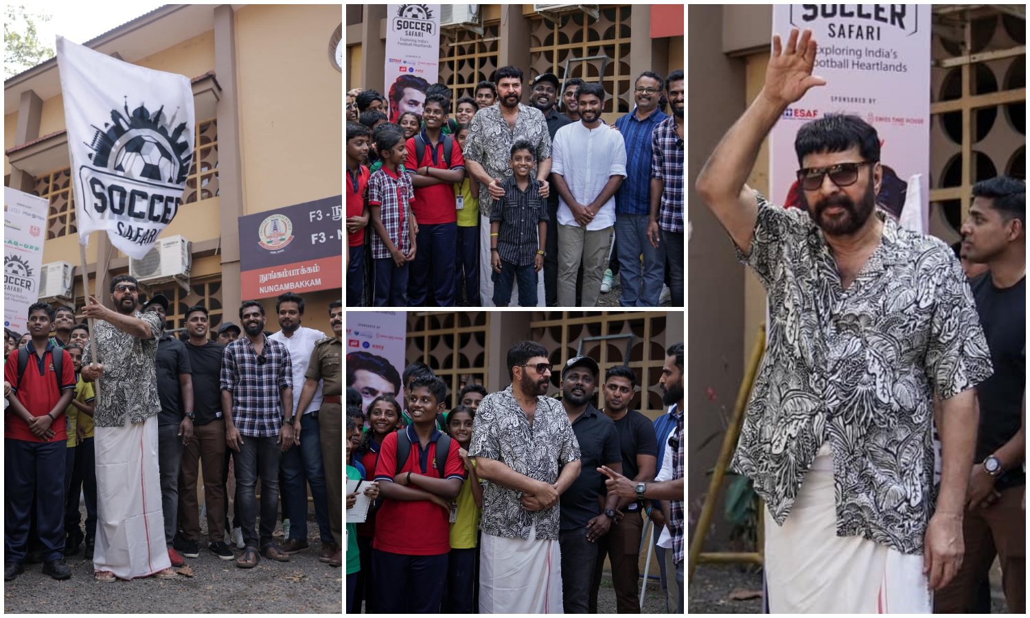 Soccer Safari Gracefully Flagged Of By Mammootty